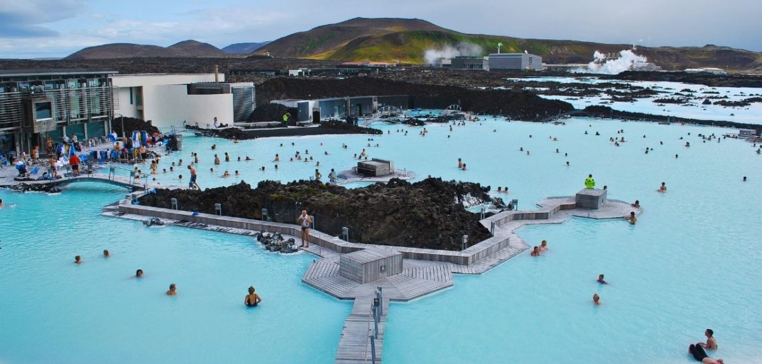 Blue lagoon geotermal spa in Iceland