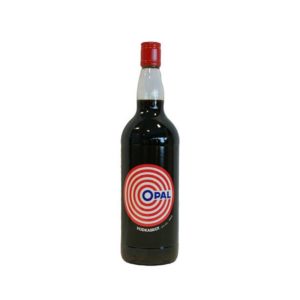 Opal red 1 litre of Icelandic liquorice vodka snaps