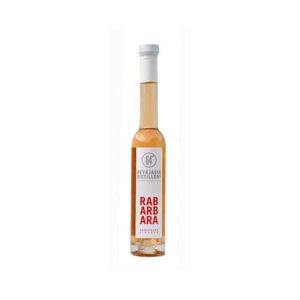 Rabarbaralikjor bottle of Icelandic rhubarb liqueur snaps