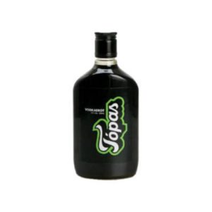 Tópas green 0.5l of Icelandci liquorice vodka snaps